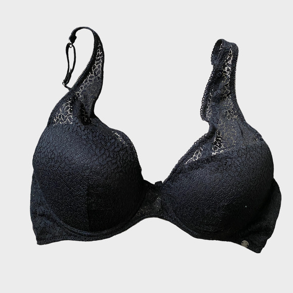 Lucky Brand Black Bra 38C Padded - Picture 1 of 8